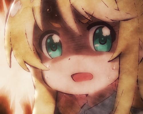 惊恐的少女