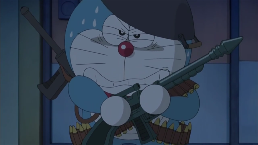 哆啦：全副武装！