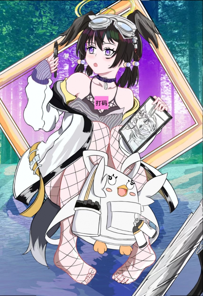 生活不易画师卖艺