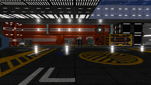 粉刷后的主机库