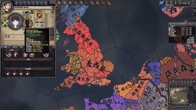 英格兰局势和主角