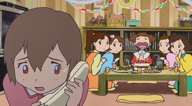 朋友等嘉儿吹蜡烛