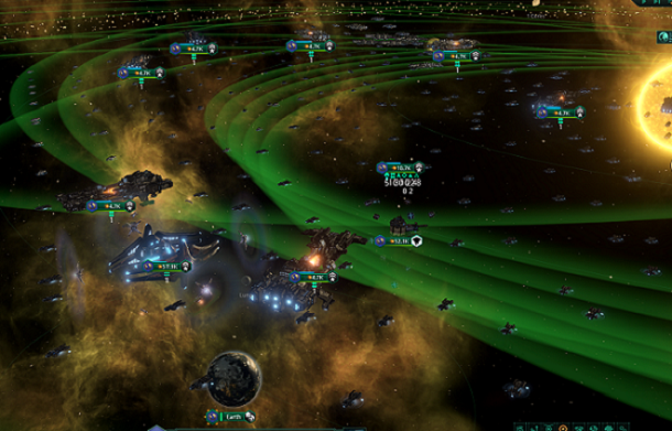 地球是最下面那颗小球