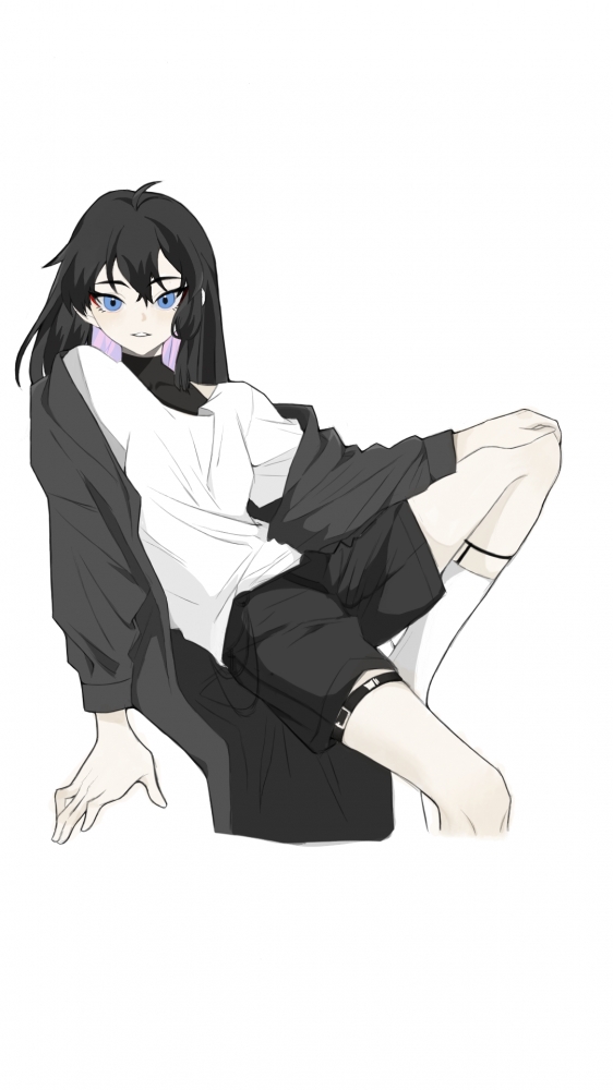 自己找别人画的黑莲