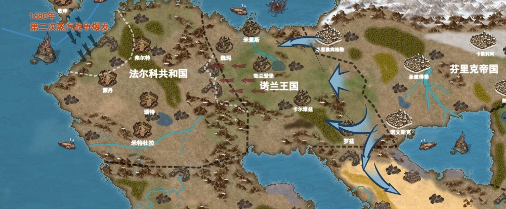 第二次蒸汽战争的爆发