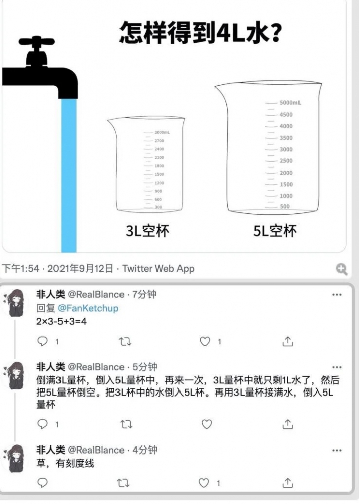 《如何得到四升水》