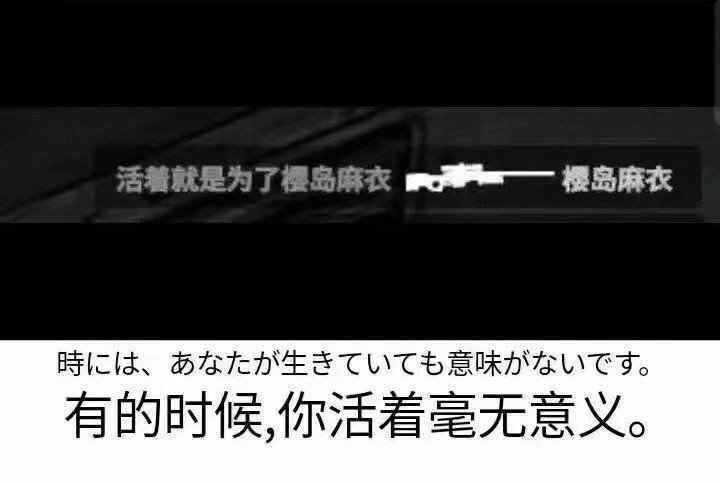 毫无意义