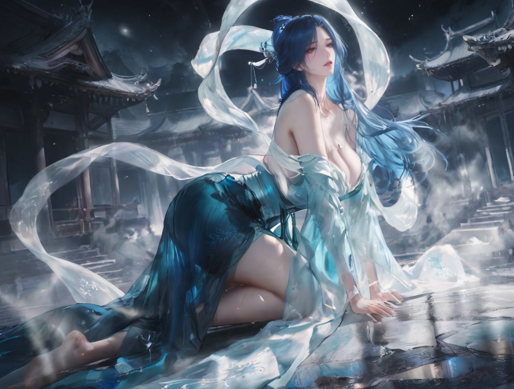 经典纱衣大雷沐竹仙子