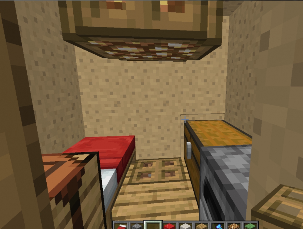 蘑菇屋内部装饰