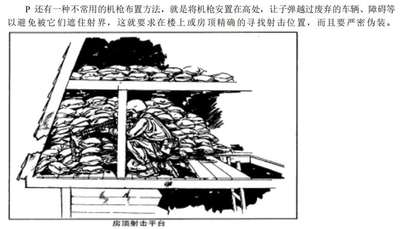 阁楼布置的射击平台