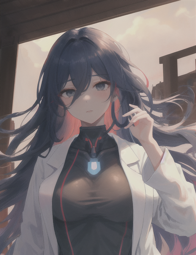 符桦的深蓝色发色三号
