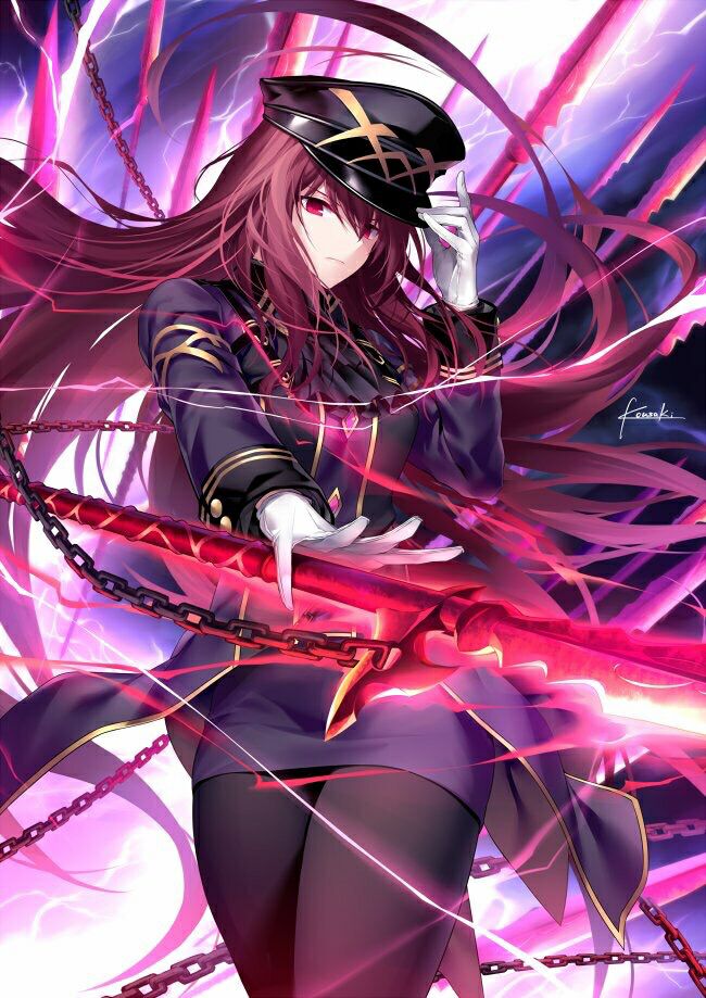 紫发美少女