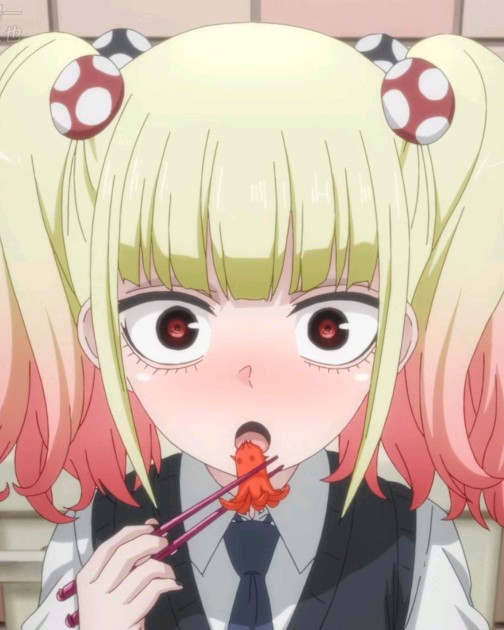 渐变色双马尾小萝莉