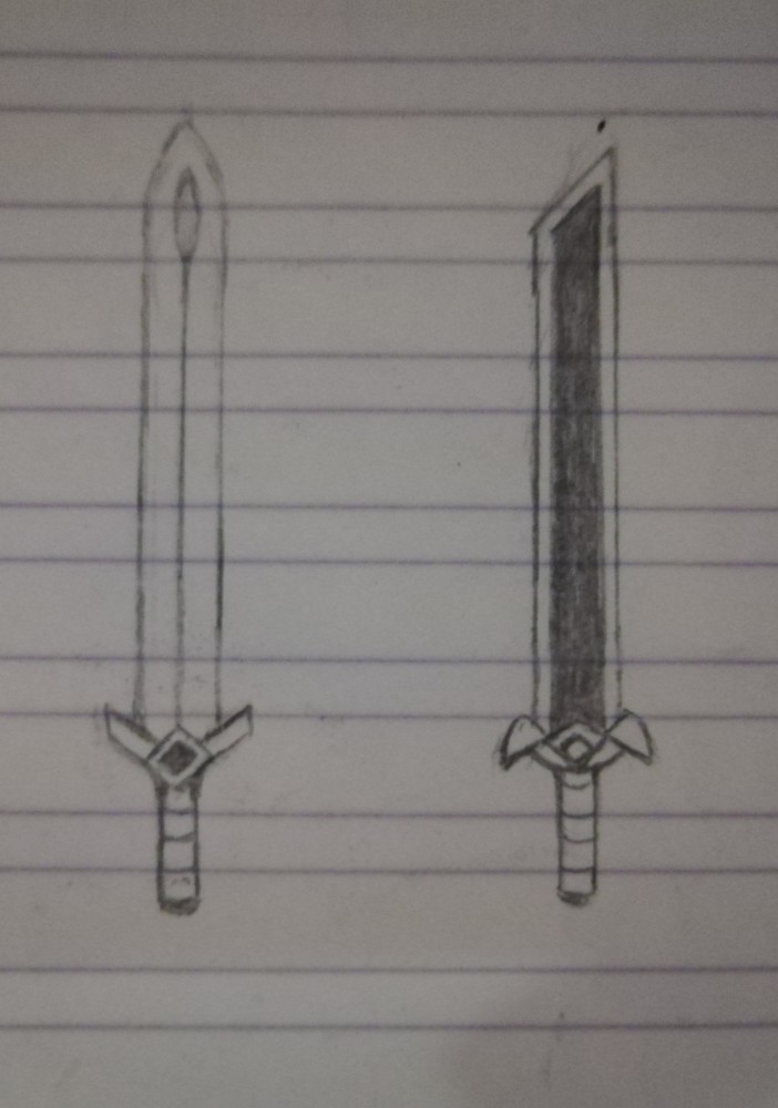 青冥（左）白羽（右）