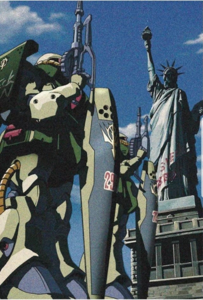 《自由女神像下》