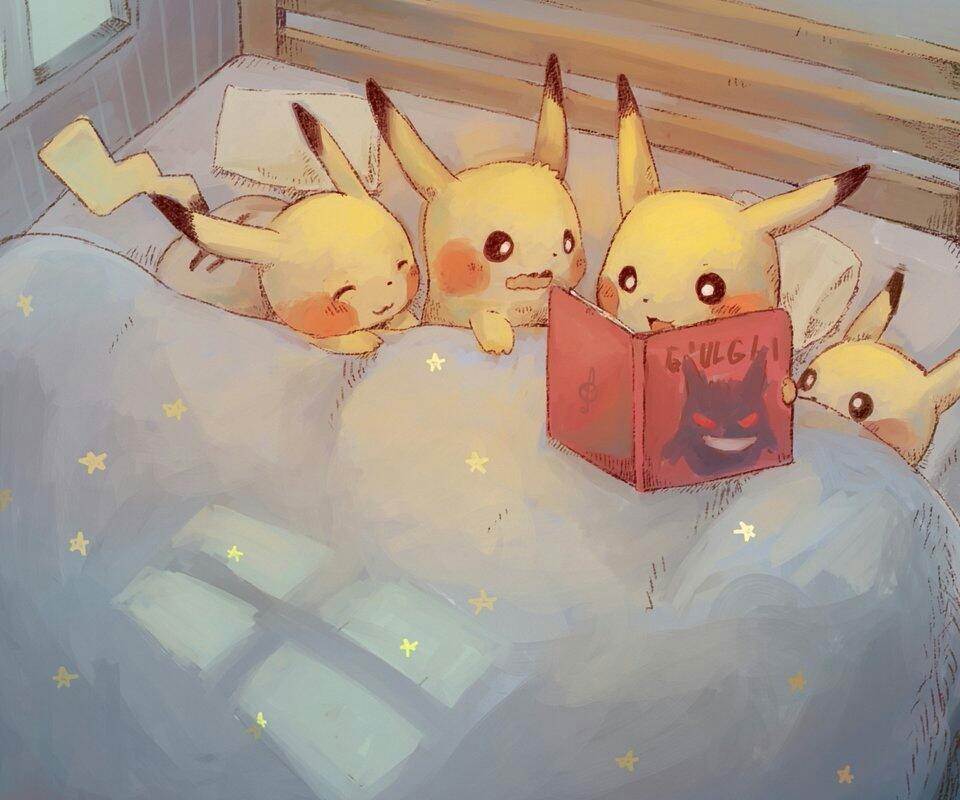 讲鬼故事的皮卡丘