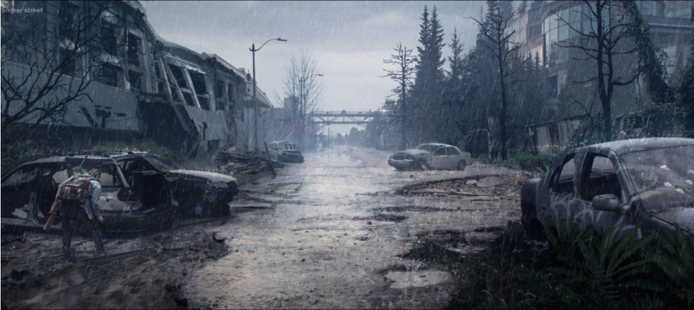 雨夜街道