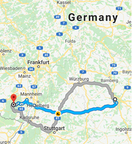 纽伦堡到莱茵河畔