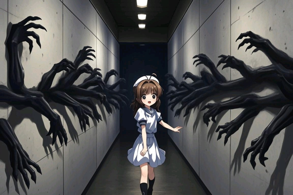 黑色手掌