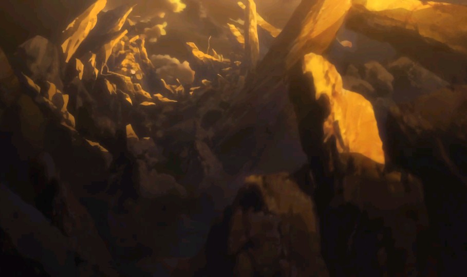 废墟的高山