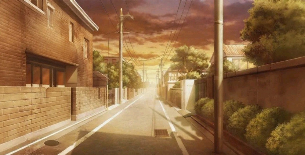黄昏的街道