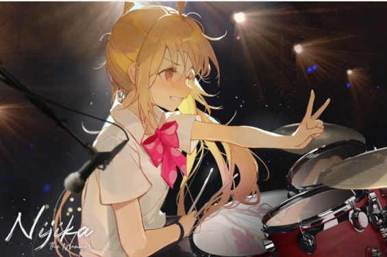 虹夏，画师：抠肉肚脐