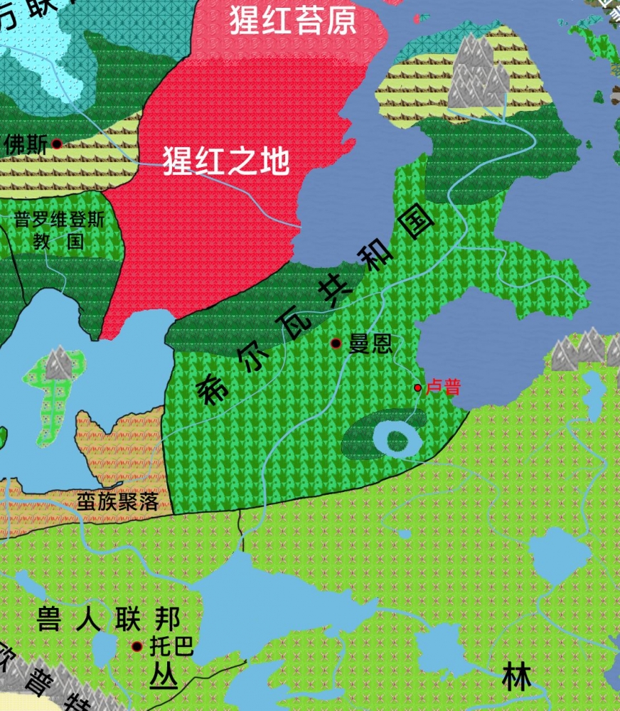 希尔瓦周边地图