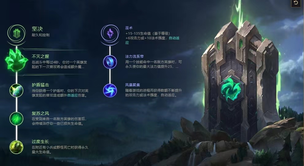 主角的后期符文配置