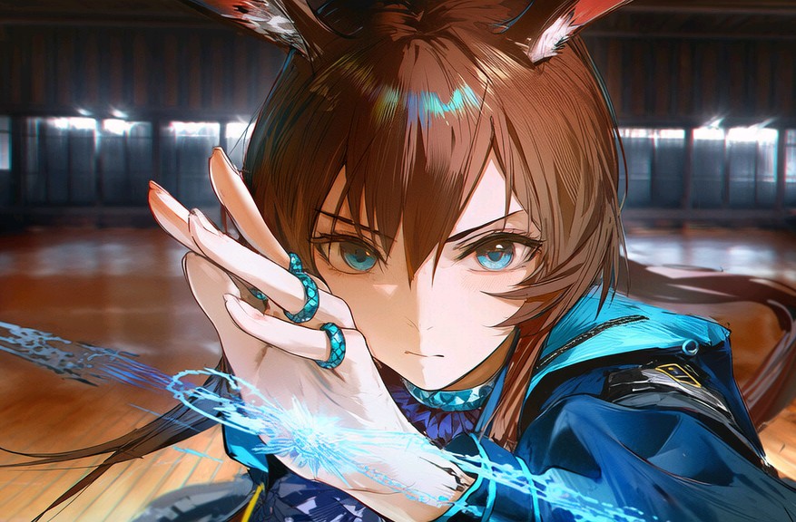 阿米娅的战斗姿态