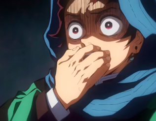 炭治郎为数不多的颜艺