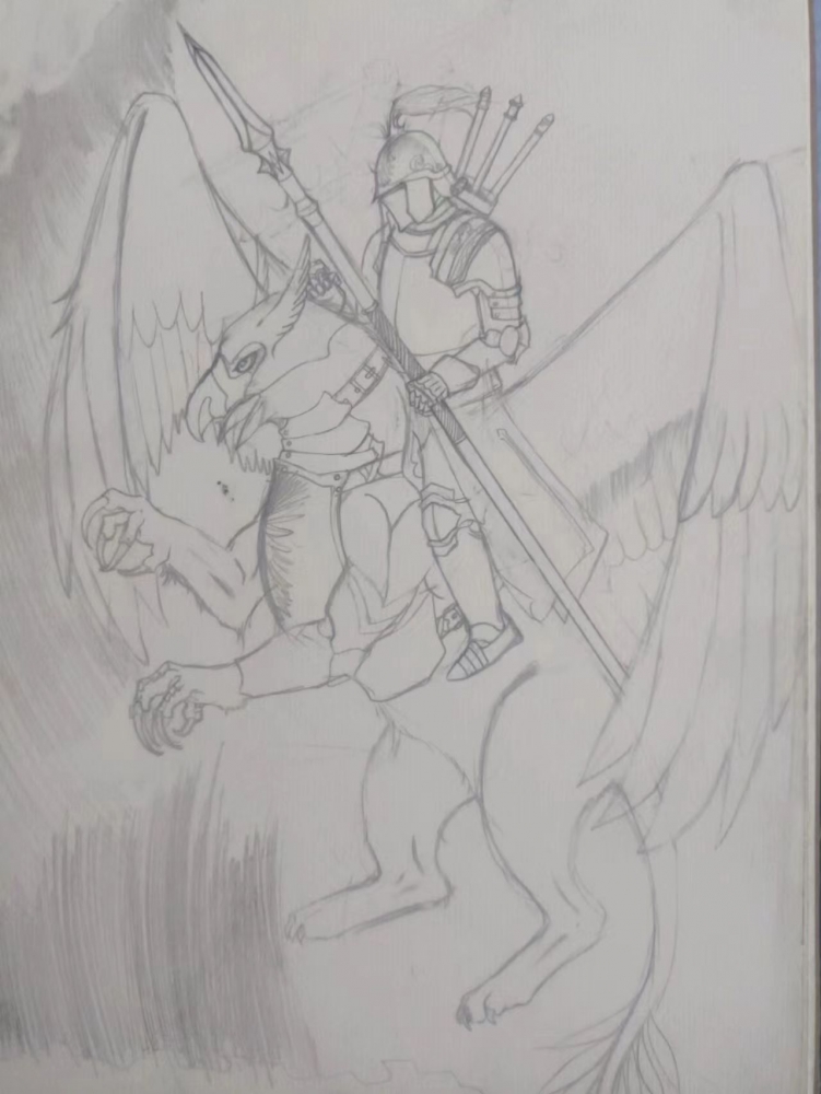 作者乱画的空骑士