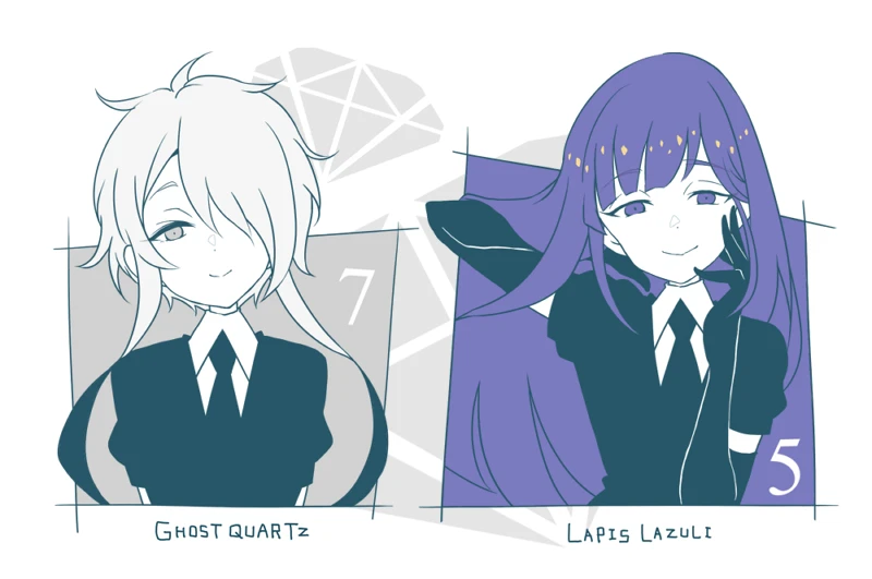 幽灵水晶和青金石