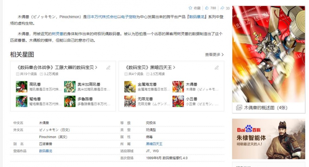 木偶兽，也叫匹诺曹兽