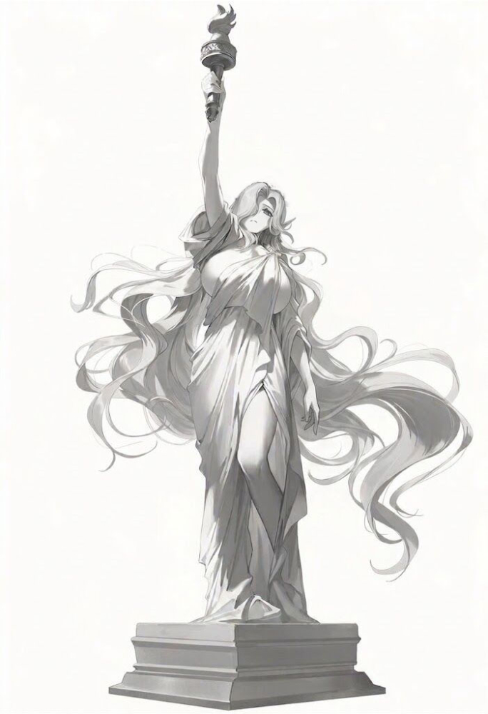 火焰女神艾迪娜神像