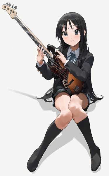 秋山澪与小腿袜