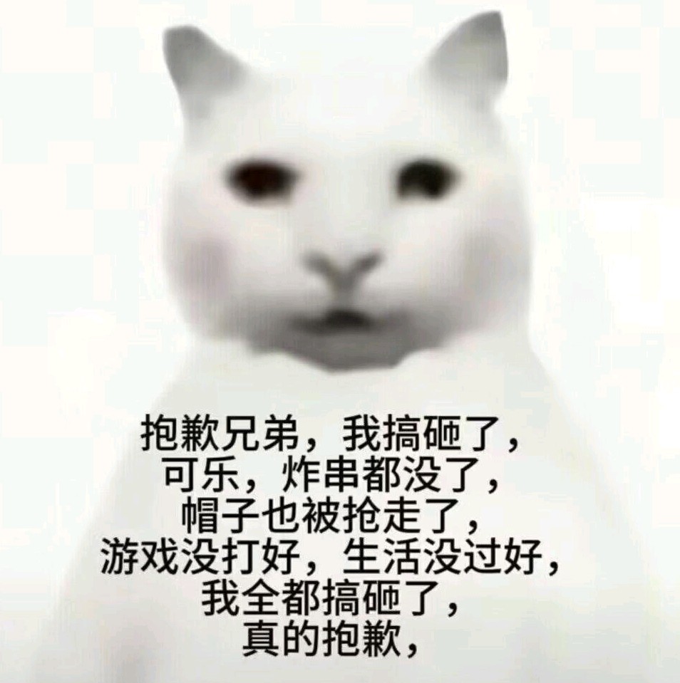 抱歉兄弟，我搞砸了