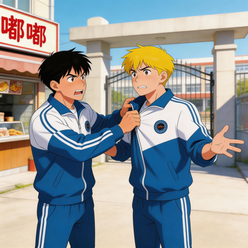 小良和学文争执