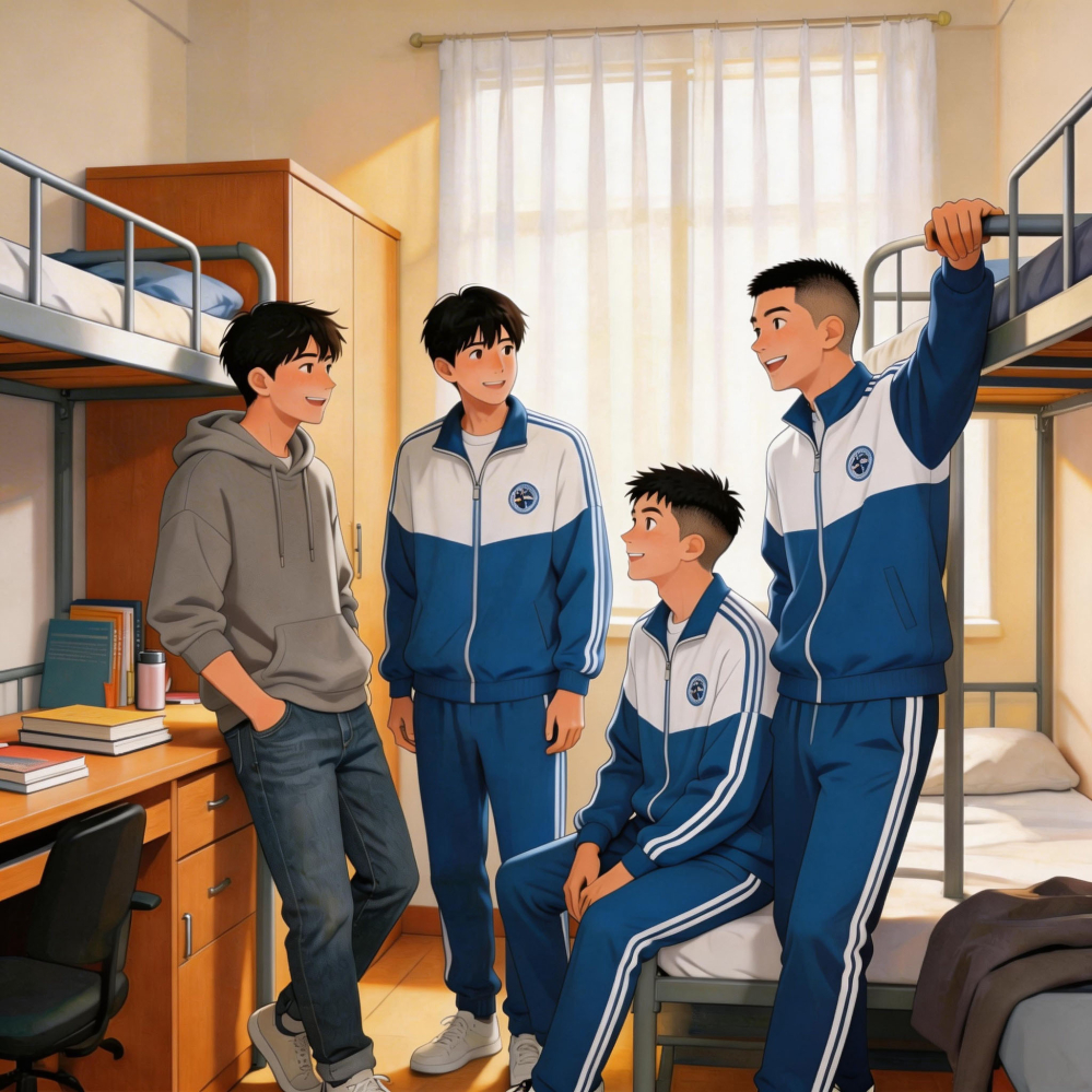 小良见到高中新室友