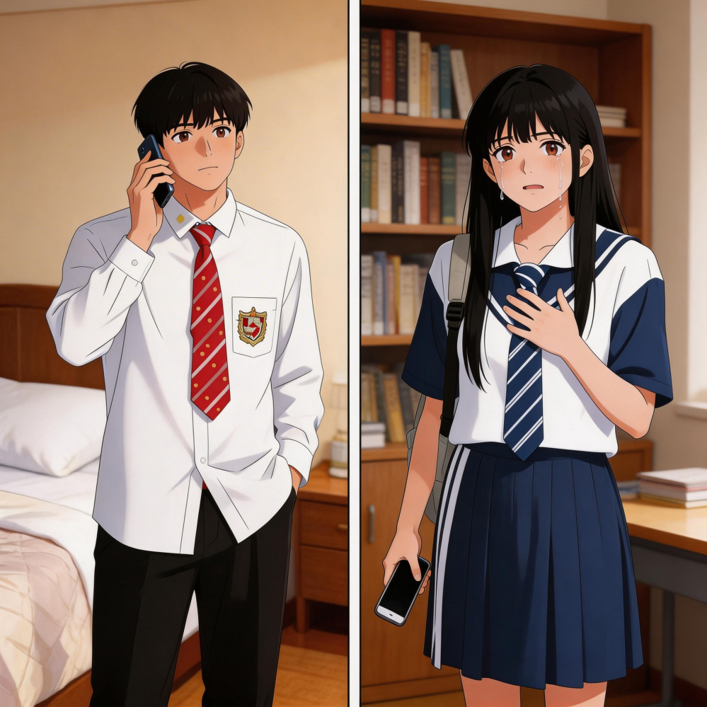 之晴伤心挂下电话