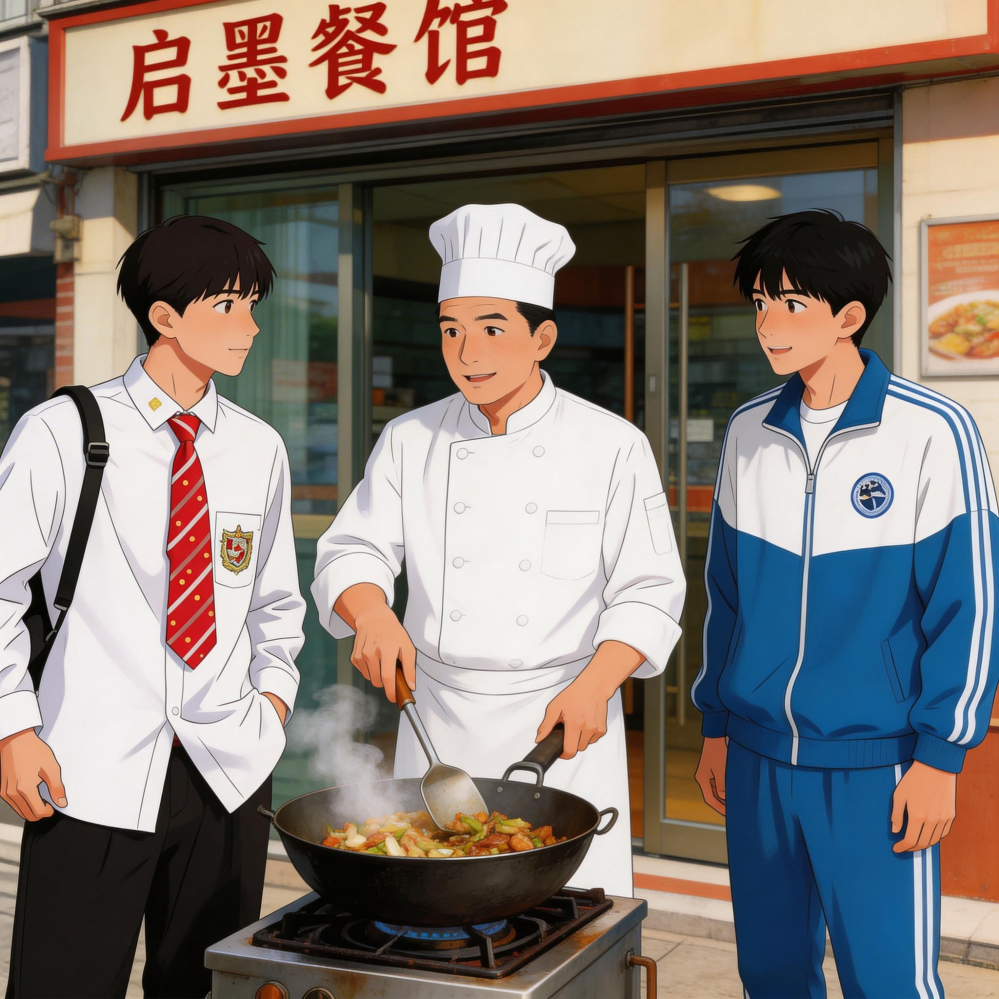 启墨饭馆师傅厨艺