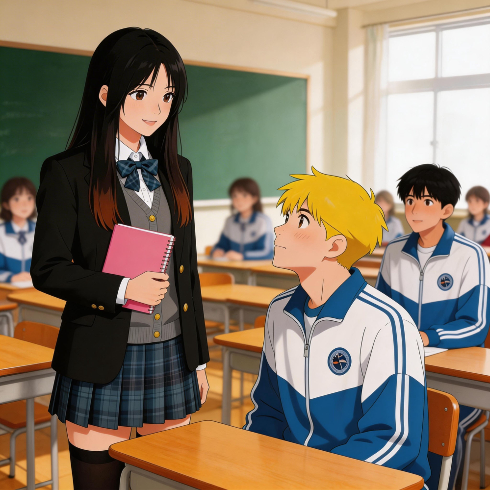 陈薇薇冲着学文微笑