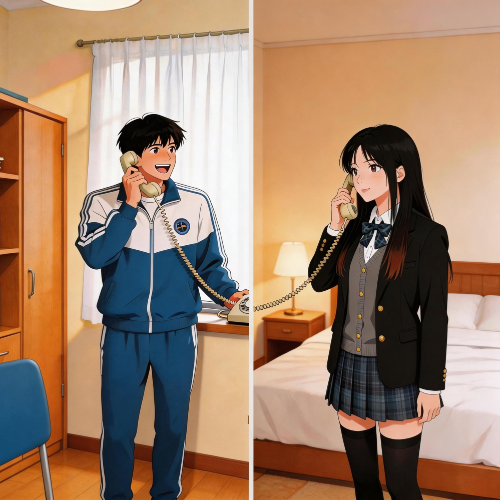 小良和薇薇打电话