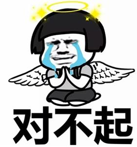 对不起，我错了