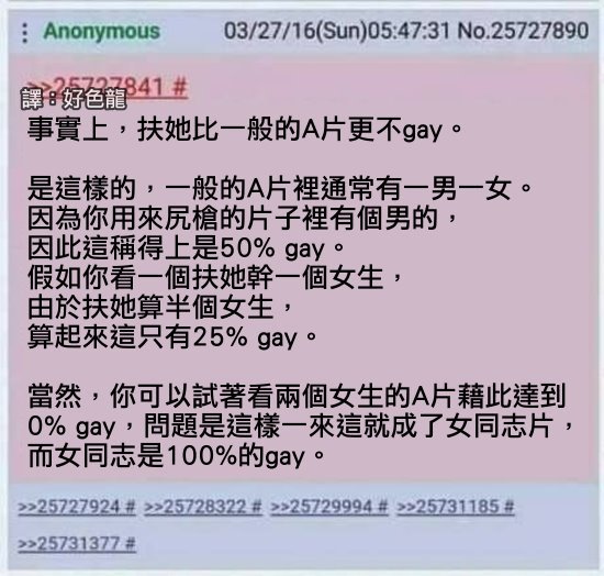 我決定以後都看扶他片