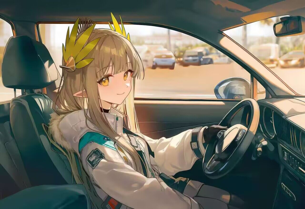 你的小女友来接你下班