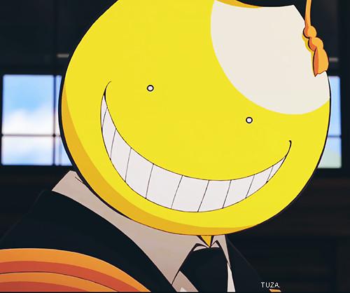 杀老师的招牌笑容