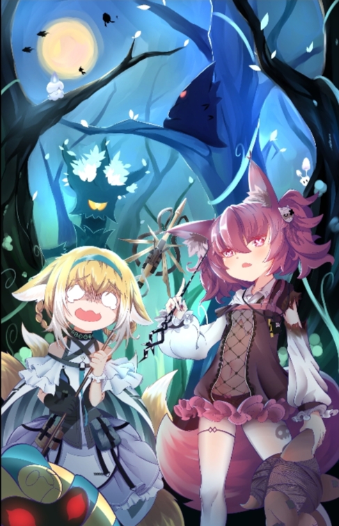 小狐狸与幽灵宝可梦