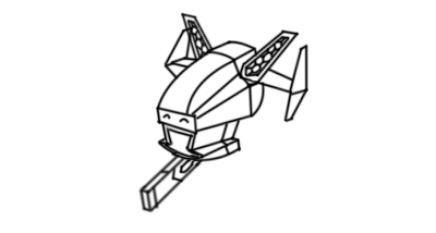 改装后的无人机