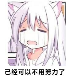 已经不用再努力了