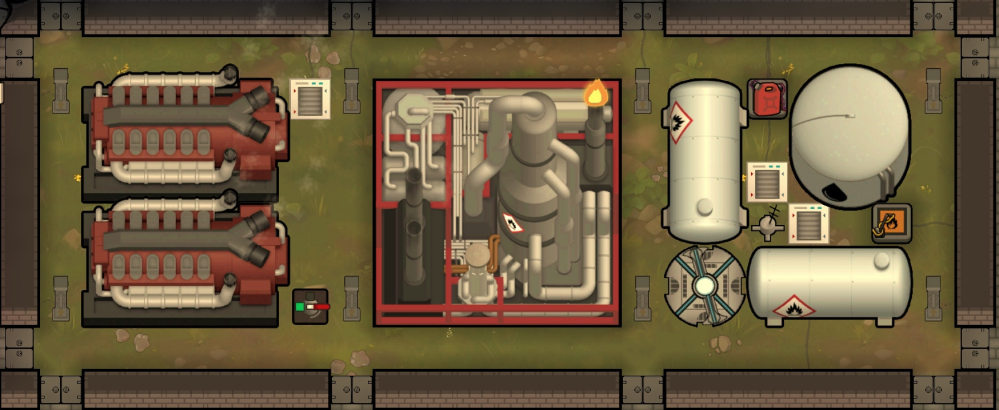 石油工厂示意图